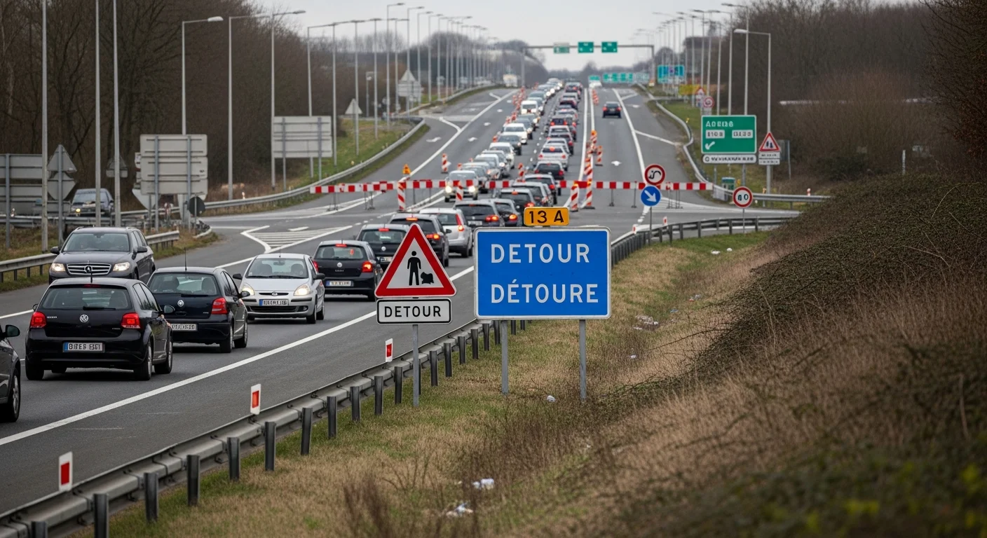 Belangrijke afsluiting A1 snelweg bij Arras veroorzaakt forse omleidingen tot 16 augustus