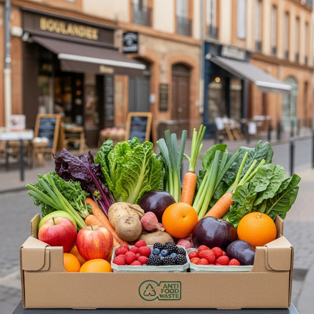 Meer dan 164 ton groenten en fruit gered van verspilling in Toulouse dankzij lokaal initiatief