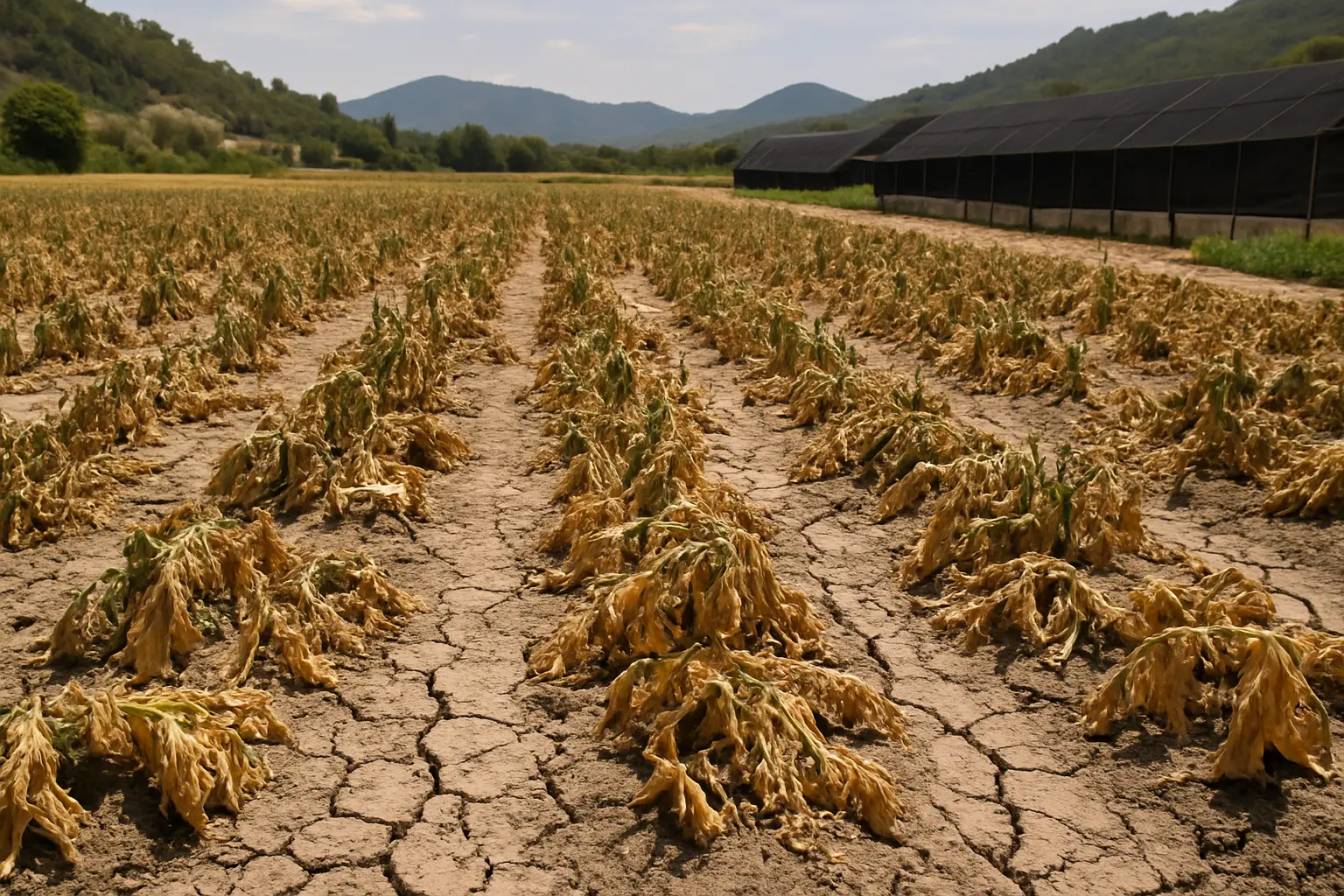 Zware schade aan oogsten in Alpes-Maritimes door aanhoudende droogte en extreem weer