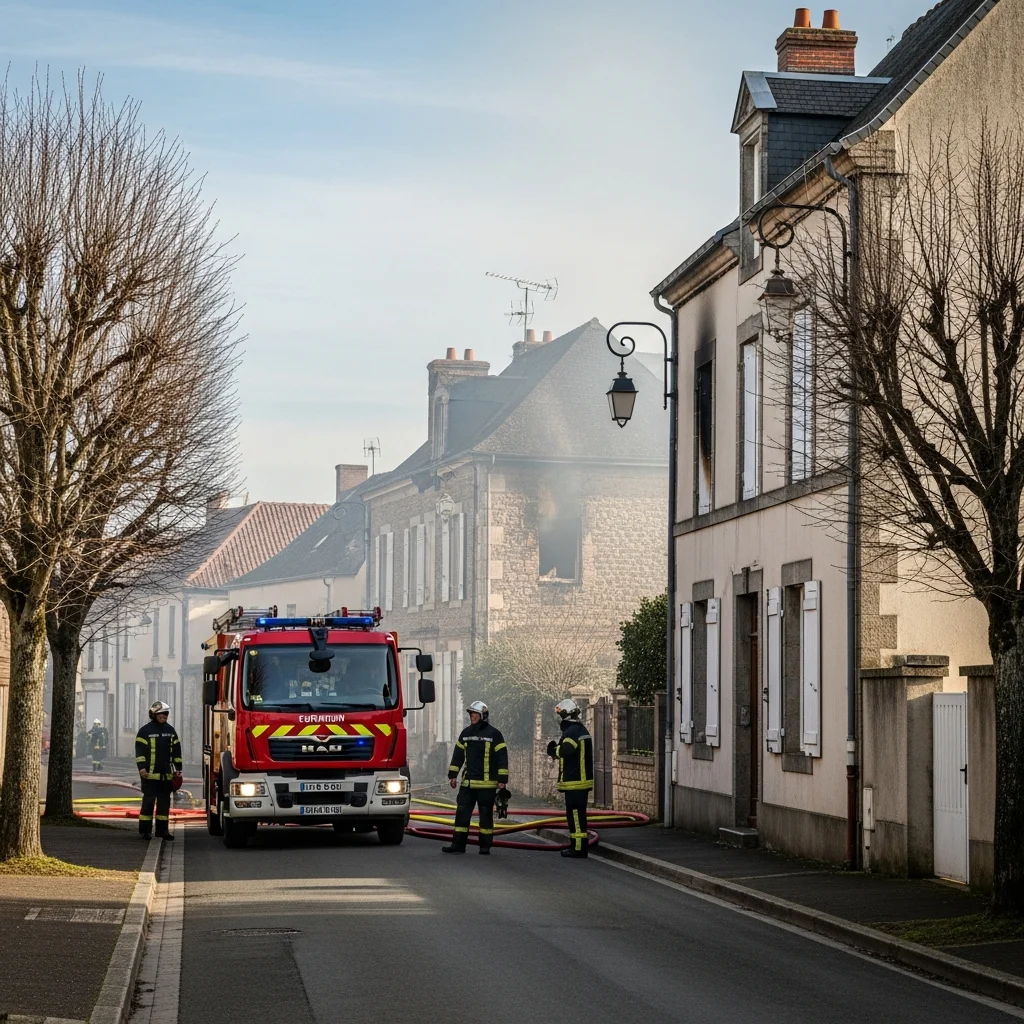 Woning in L'Isle-Jourdain tijdelijk onbewoonbaar na brand door elektrische kabel
