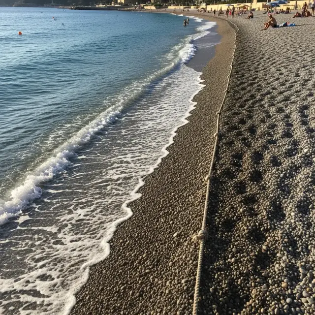Eenvoudig systeem vergemakkelijkt het uit het water komen op stranden aan de Côte d’Azur
