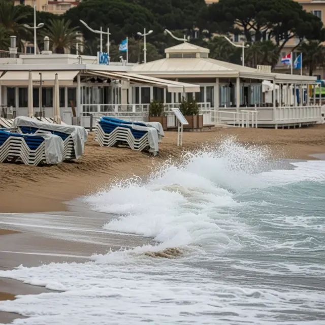 Stranden in Nice gesloten vanwege sterke deining op woensdagmiddag