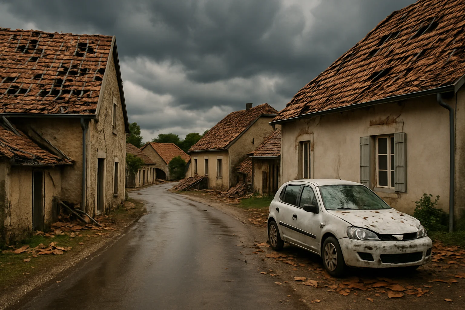 Bewoners Doubs hebben nog steeds moeite met afhandeling stormschade na zware hagelbuien zomer 2026