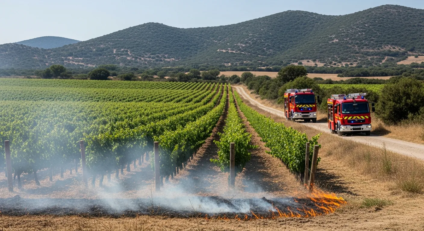 Beginnende bosbrand bij Château Minuty in buurt van Saint-Tropez snel onder controle