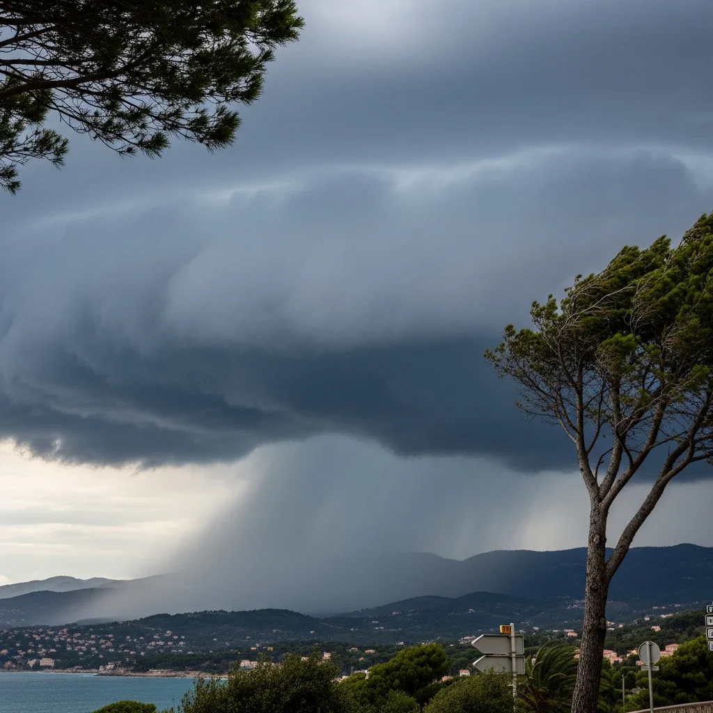 Onstuimig weer en waarschuwingen voor de Alpes-Maritimes op 15 mei 2026
