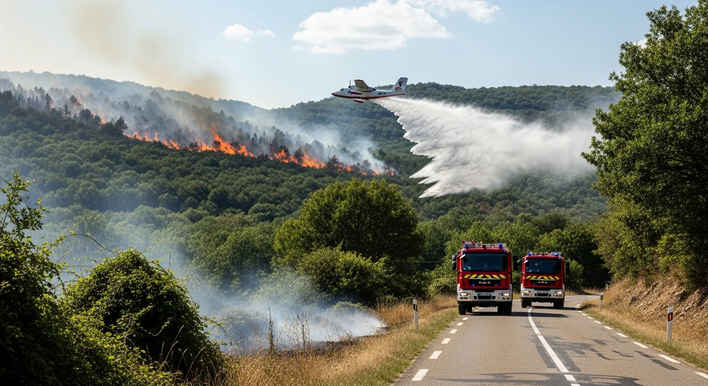 Meerdere bosbranden onder controle na inzet blusvliegtuig in Ariège