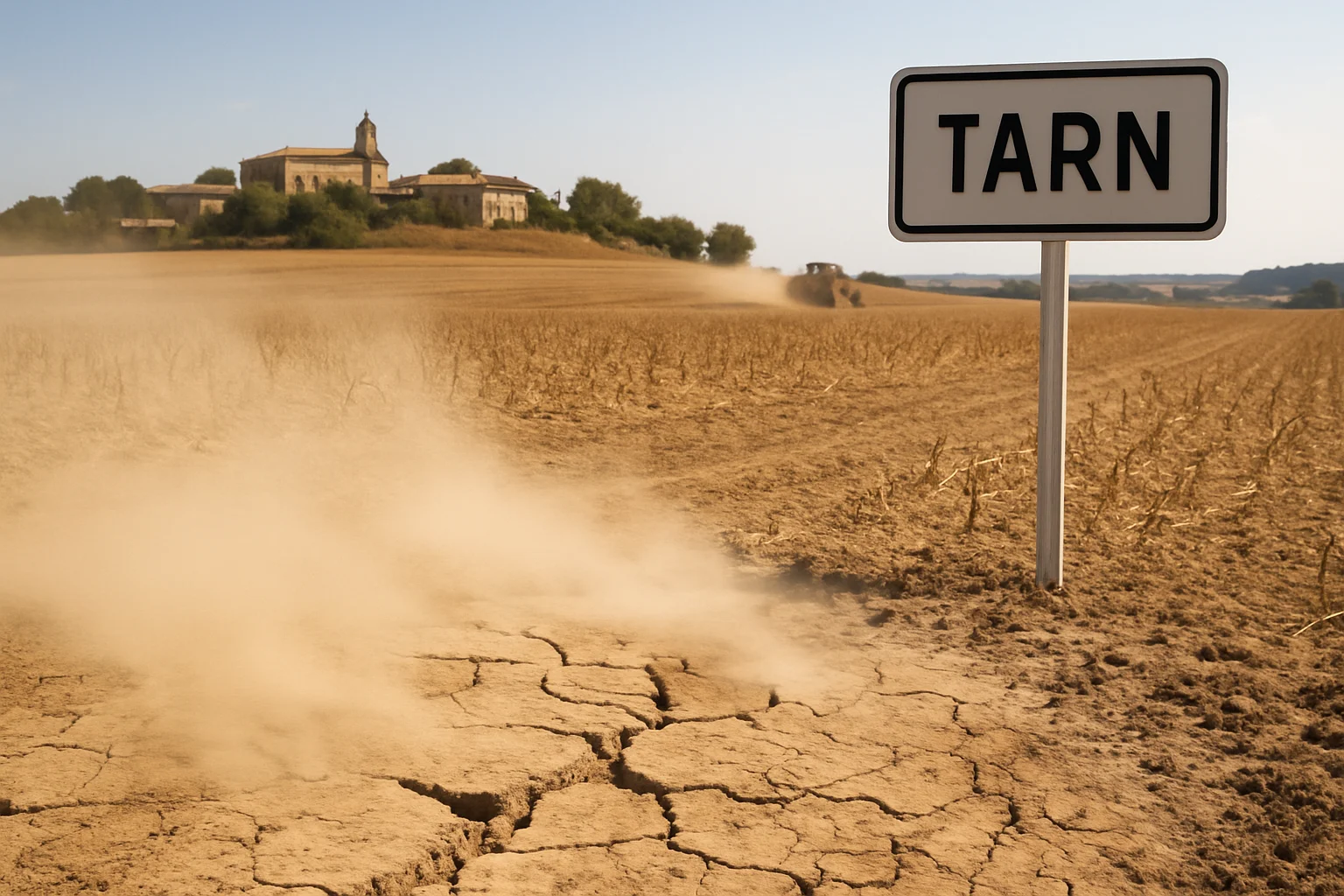 Grote economische schade door aanhoudende droogte in de Tarn