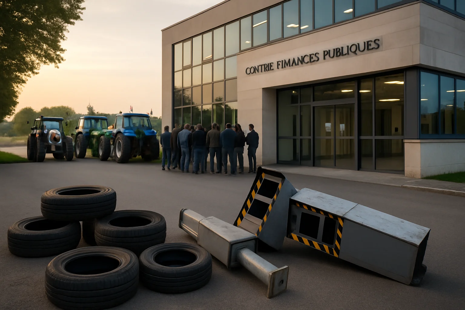 Boeren protesteren in Frankrijk: flitspalen vernield bij actie tegen hoge brandstofprijzen
