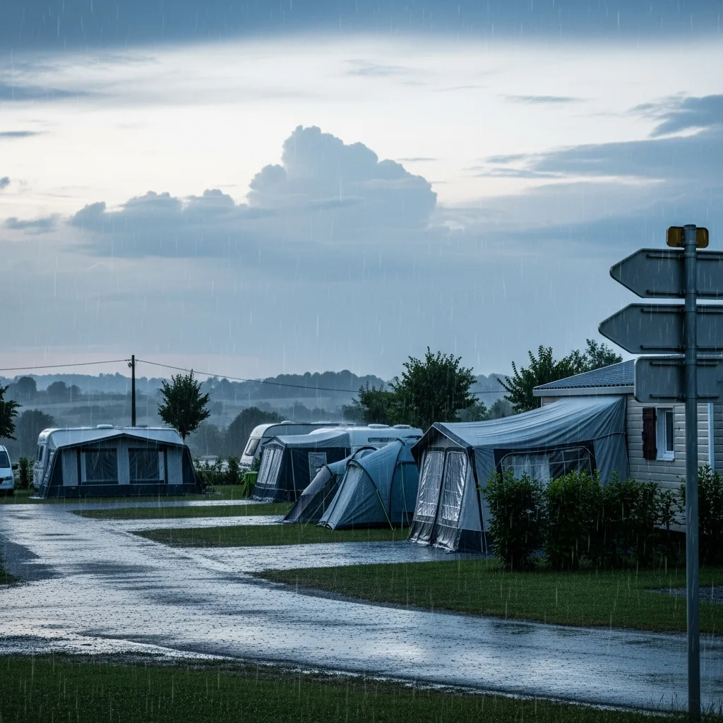 Vakantie in Frankrijk verregend: geen standaard recht op vergoeding bij slecht weer