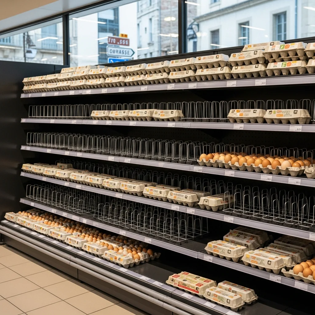 Lege eierrekken in Zuid-Frankrijk géén teken van tekorten