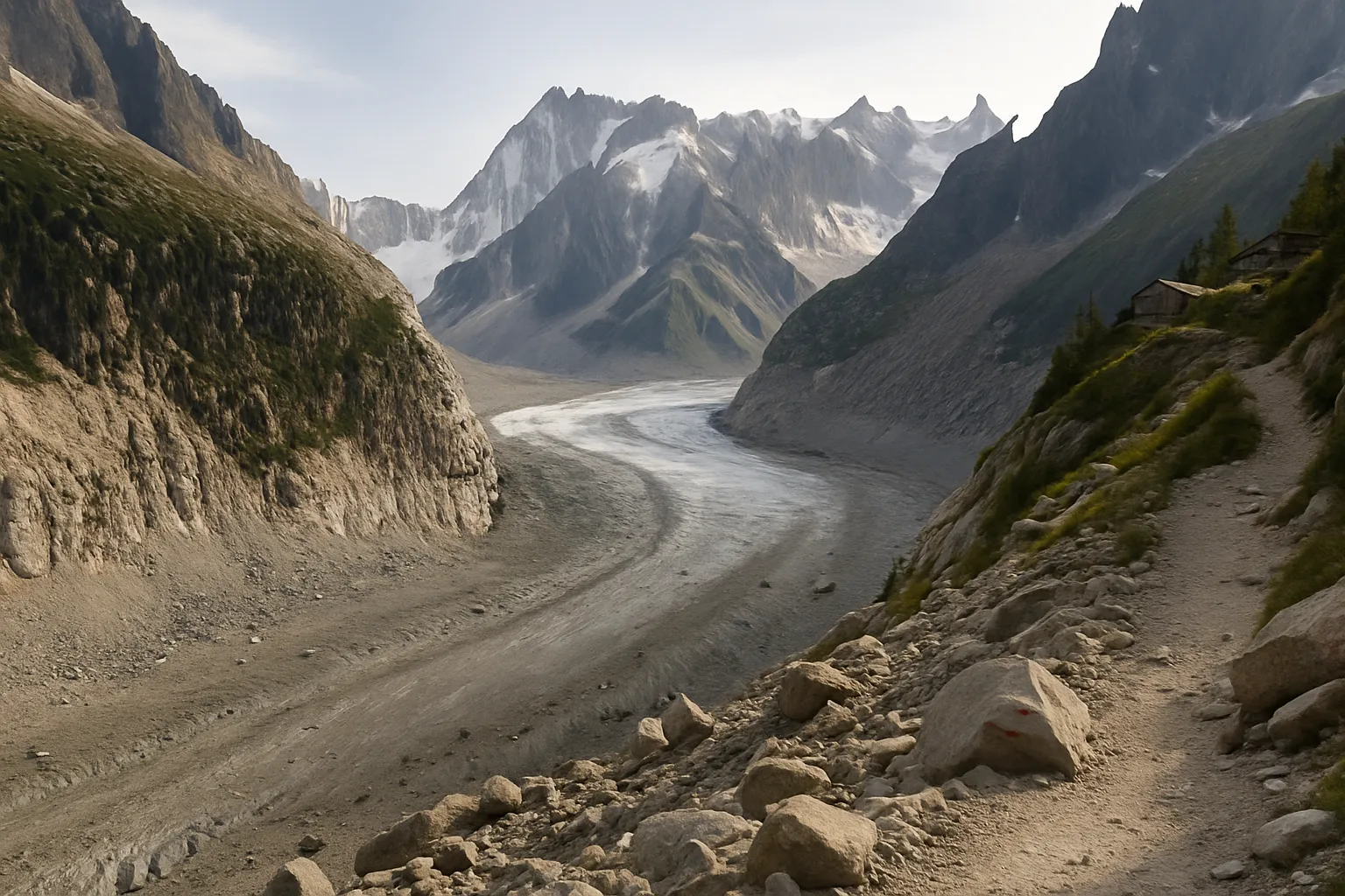 Versnelde gletsjersmelt verandert dagelijks leven in Chamonix