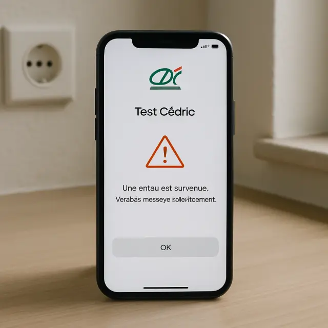 Onbedoelde ‘Test Cédric’-melding legt Crédit Agricole-app even plat