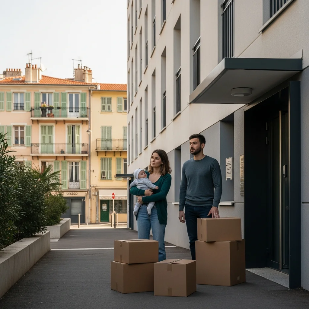 Studenten in Nice uit hun woning gezet na gezinsuitbreiding