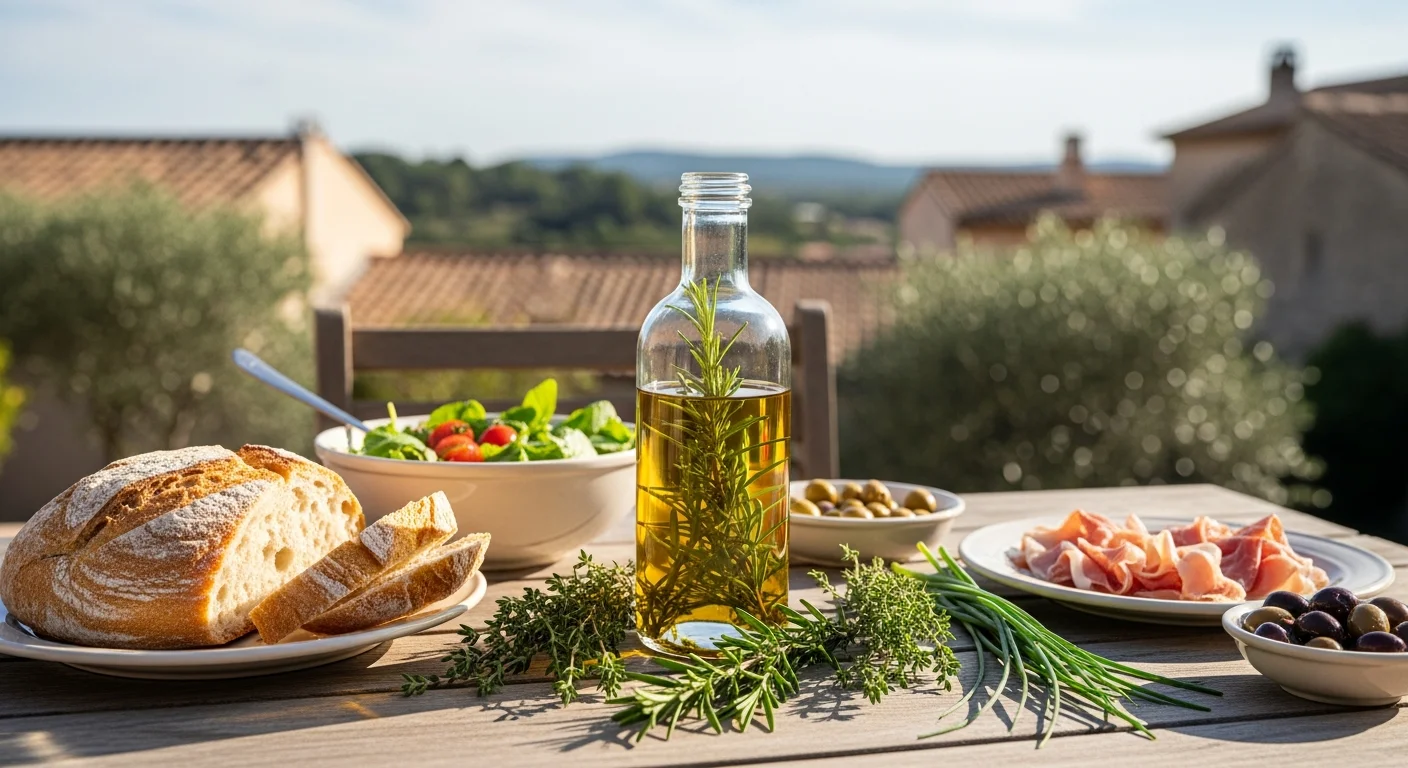 Zomerse Franse kruidenoliën: hoe elke streek zijn geheimen druppelt over het bord