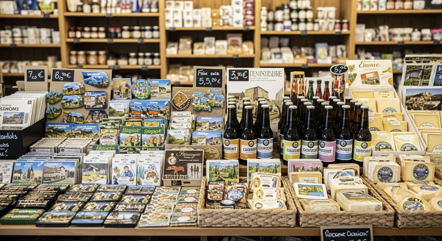 Souvenirtrends in Cahors: van magneten tot lokaal bier, meestal onder de 25 euro