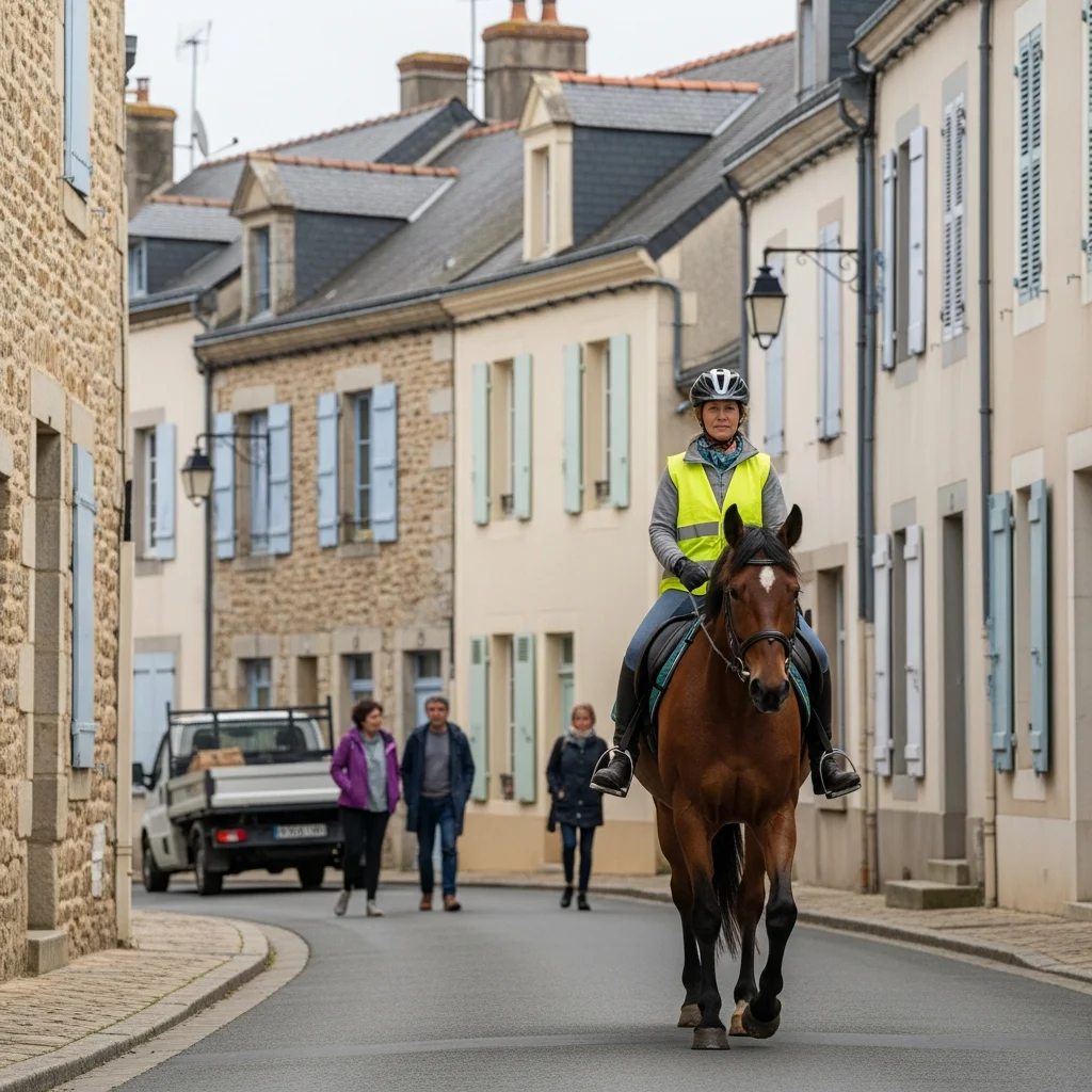 Vrouw in Vendée verruilt auto voor paard vanwege hoge brandstofprijzen