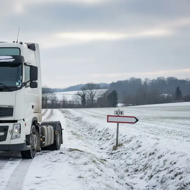 Sneeuwval op lage hoogte veroorzaakt verkeersproblemen in Frankrijk