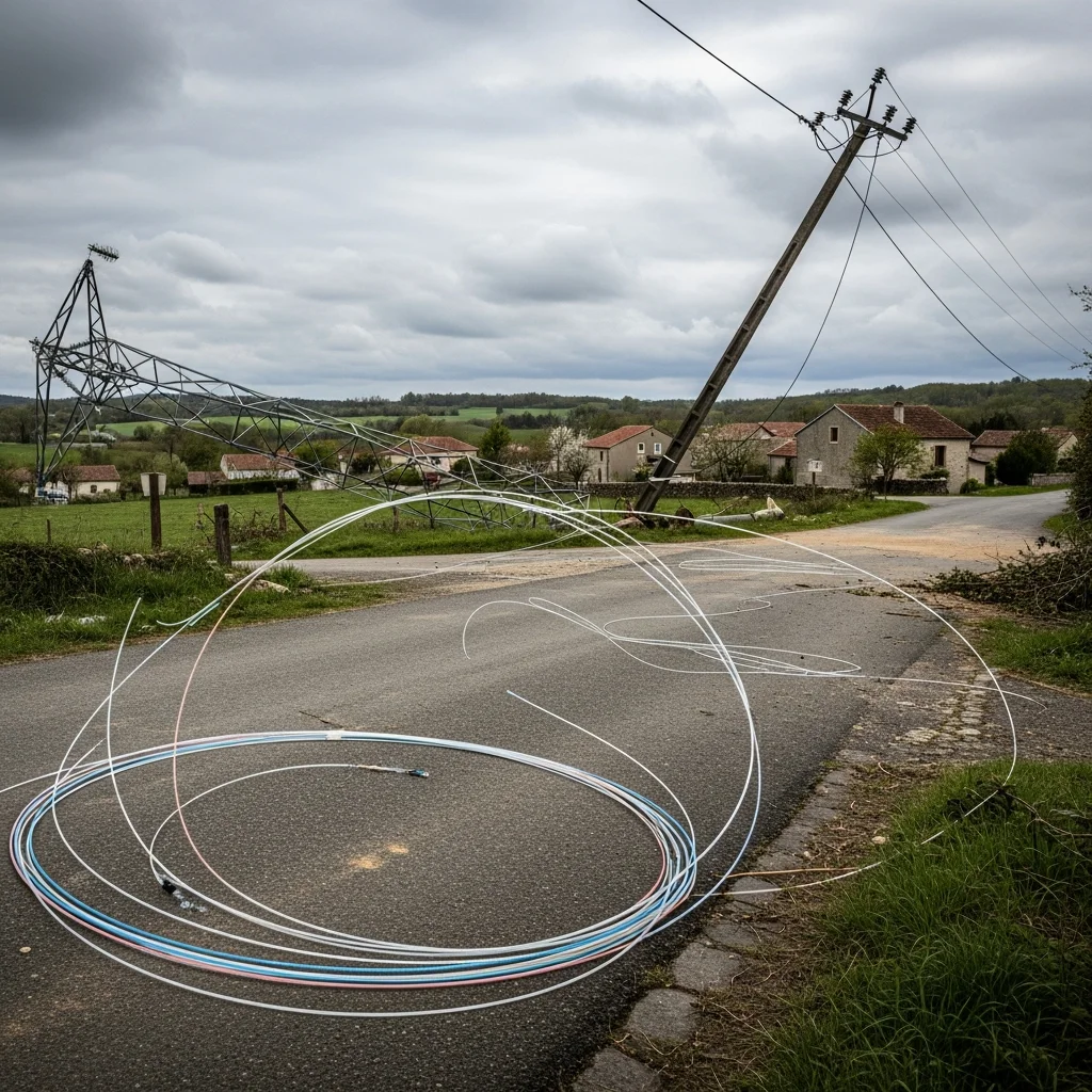 Langdurige digitale uitval na storm legt dorpsleven plat in Tarn