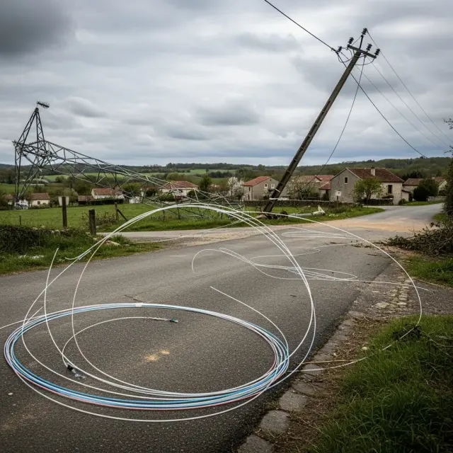 Langdurige digitale uitval na storm legt dorpsleven plat in Tarn