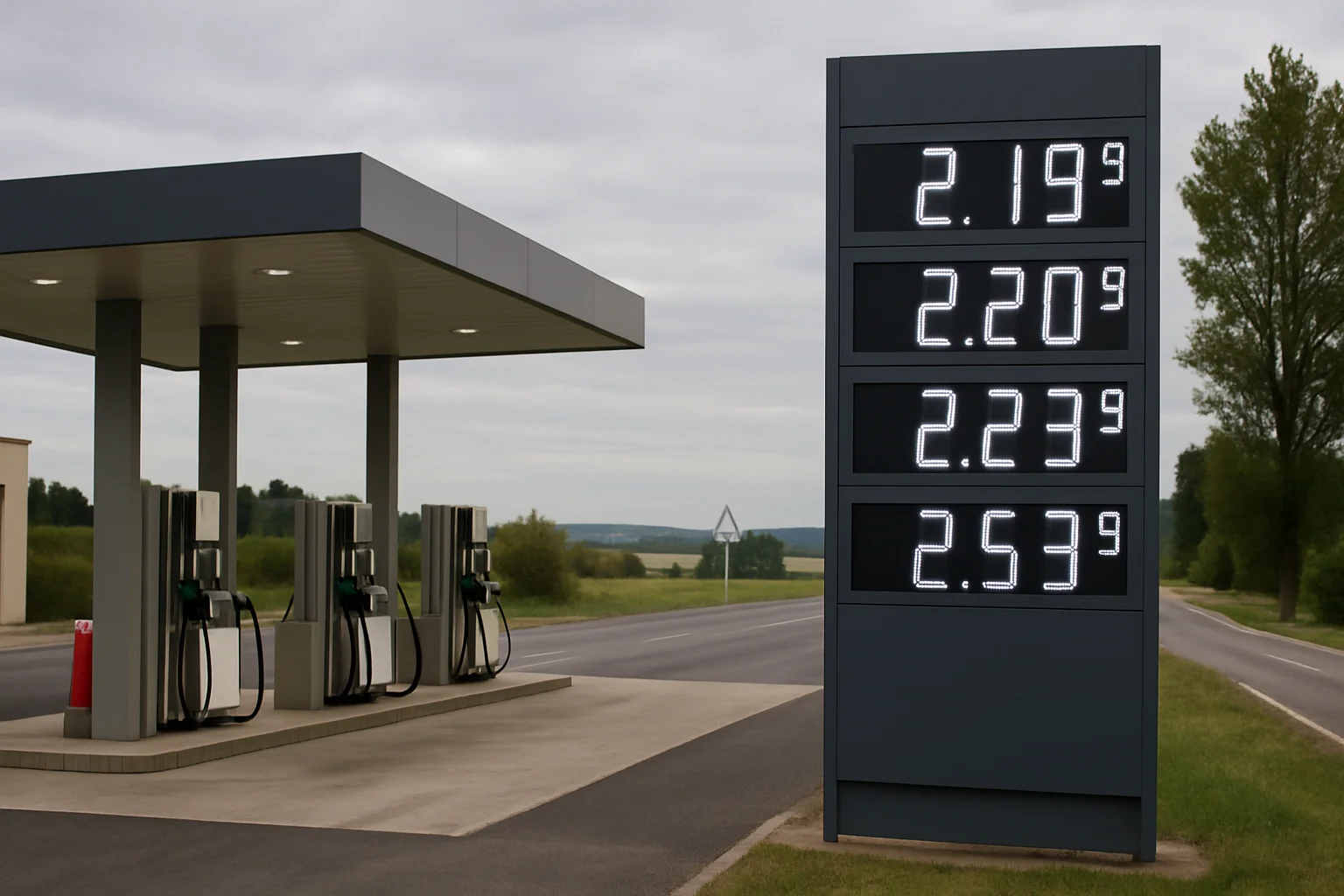 Groot prijsverschil diesel tussen tankstations in Frankrijk duidelijker dan ooit