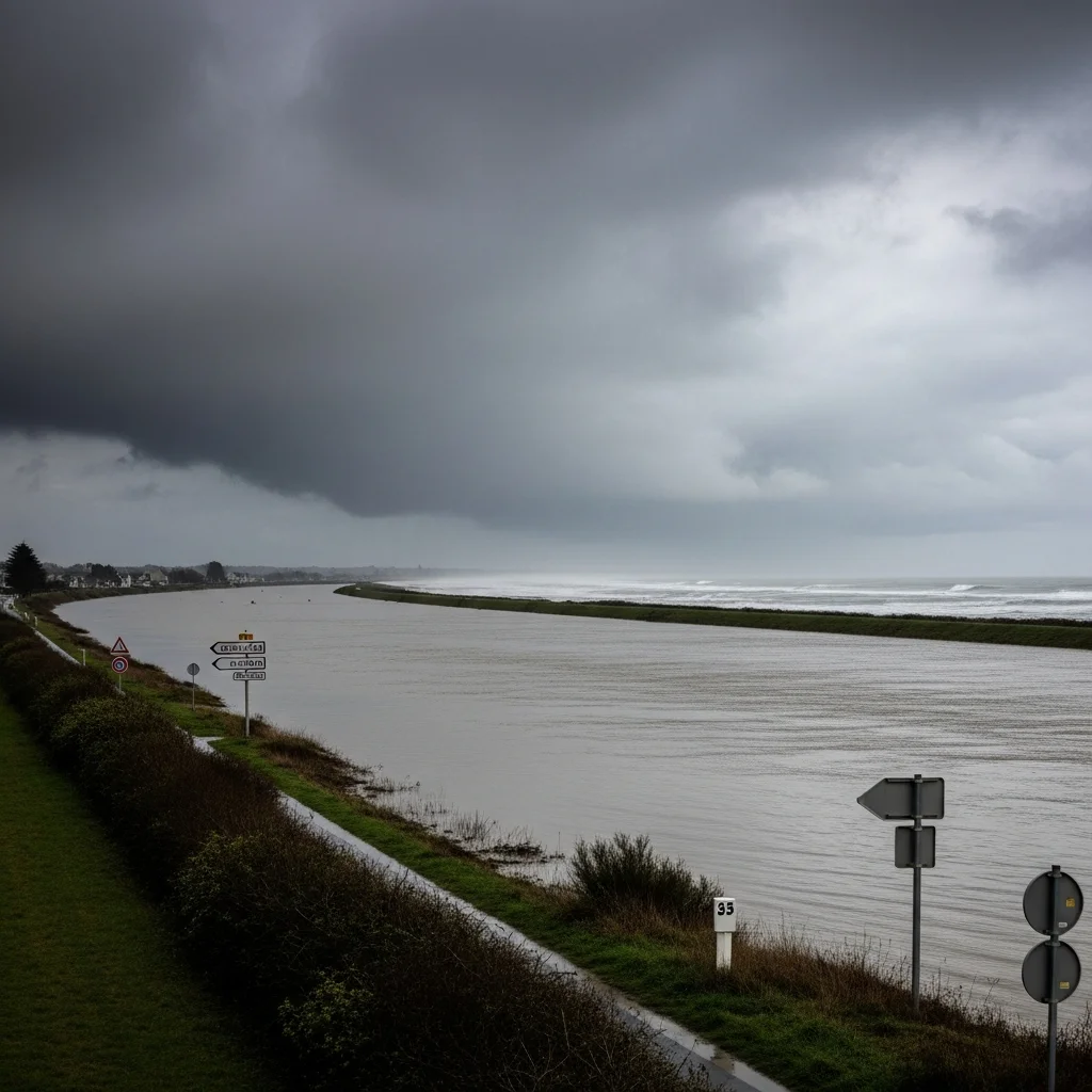 Nieuw storm- en overstromingsalarm in West-Frankrijk
