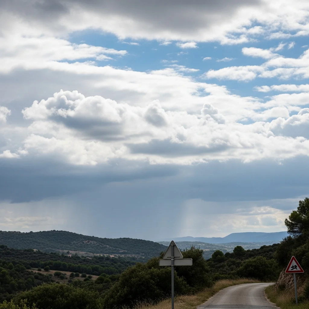Bewolking en kans op neerslag op 1 juni in de Var: beperkte zon, kans op regen