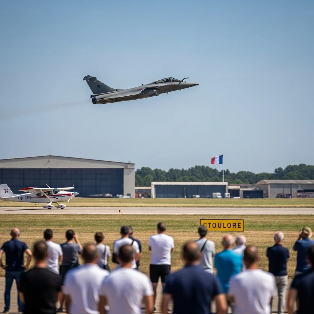 Demonstraties met Rafale en mini-bimotor op 40ste Airexpo bij Toulouse