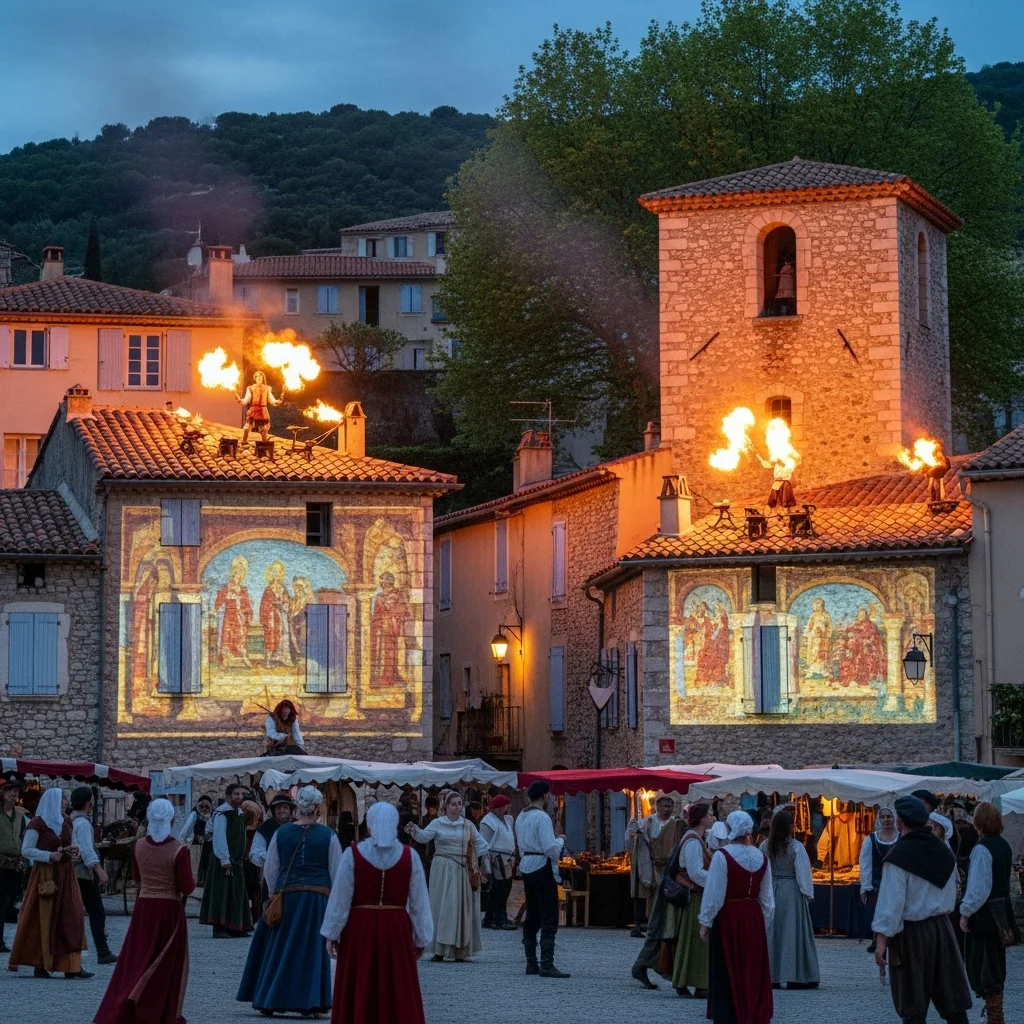 Biot pakt uit met grootste middeleeuwse spektakel van Frankrijk