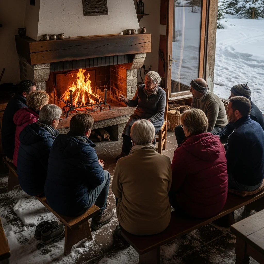 Hoe Franse herberghouders de oude winterverhalen levend houden – ontmoetingen vol warmte en mysterie