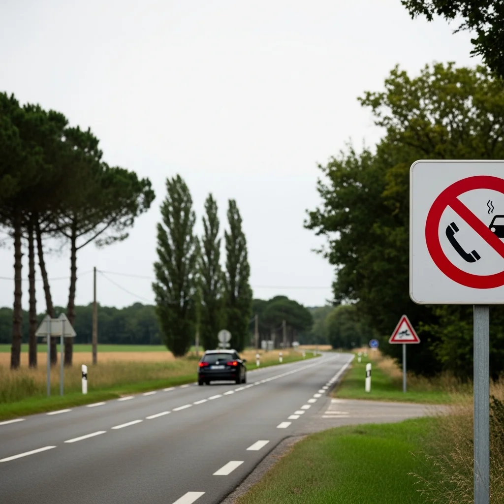 Frankrijk: vier departementen schorsen rijbewijs onmiddellijk bij telefoongebruik aan het stuur