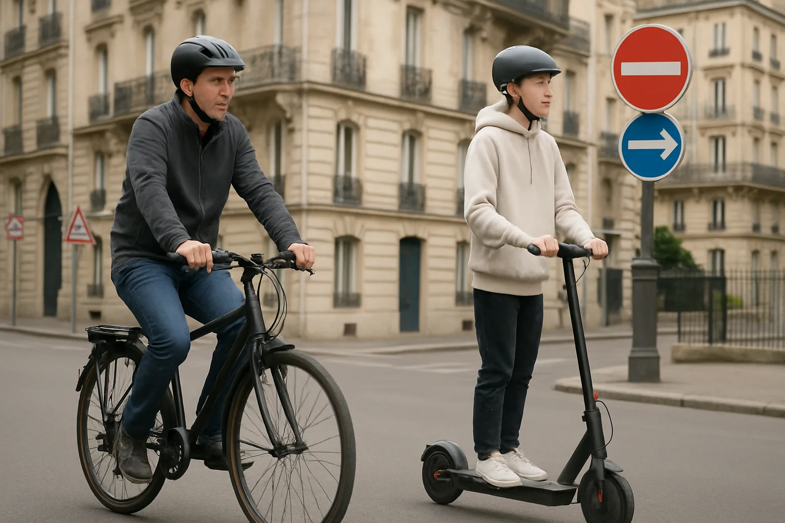 Franse regering kondigt landelijke helmplicht aan voor fietsers en gebruikers van elektrische steps