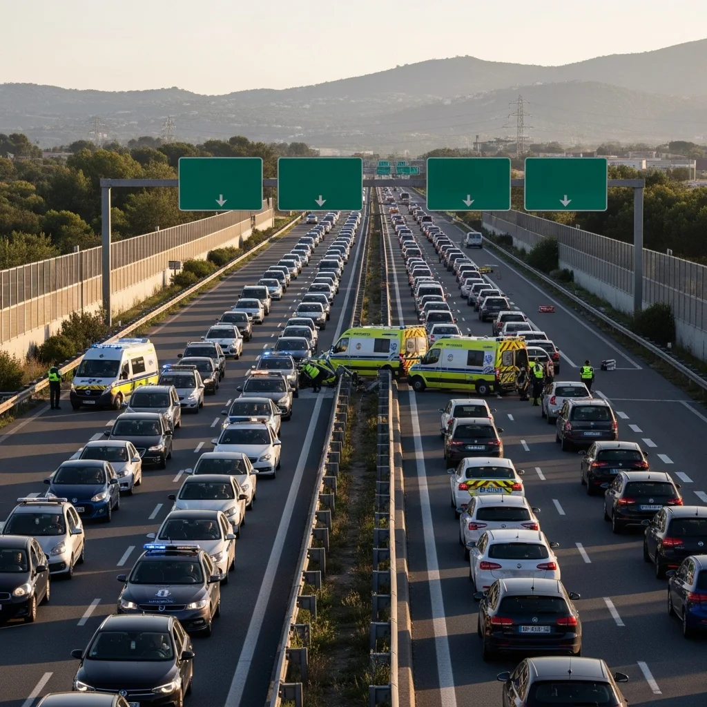 Zware verkeershinder na twee ongevallen op snelweg bij Toulon