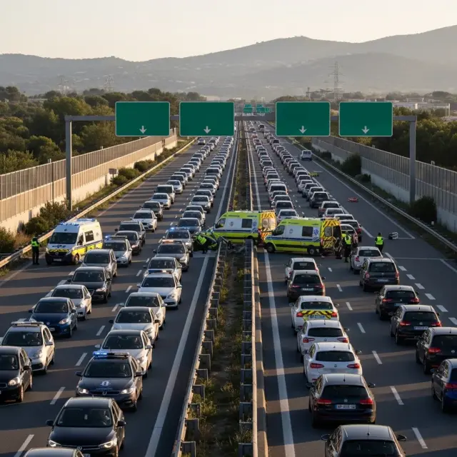 Zware verkeershinder na twee ongevallen op snelweg bij Toulon