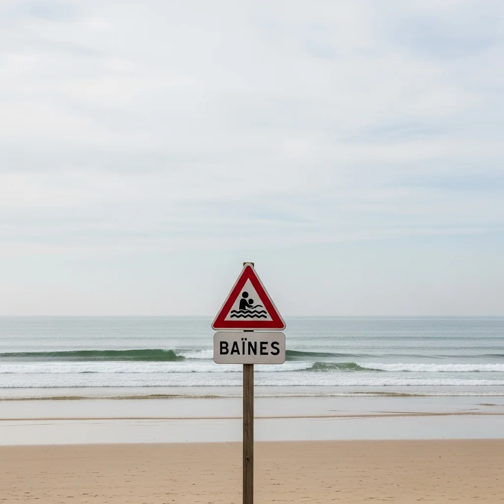 Waarschuwing voor gevaarlijke baïnes op stranden Gironde verlengd tot en met 25 mei