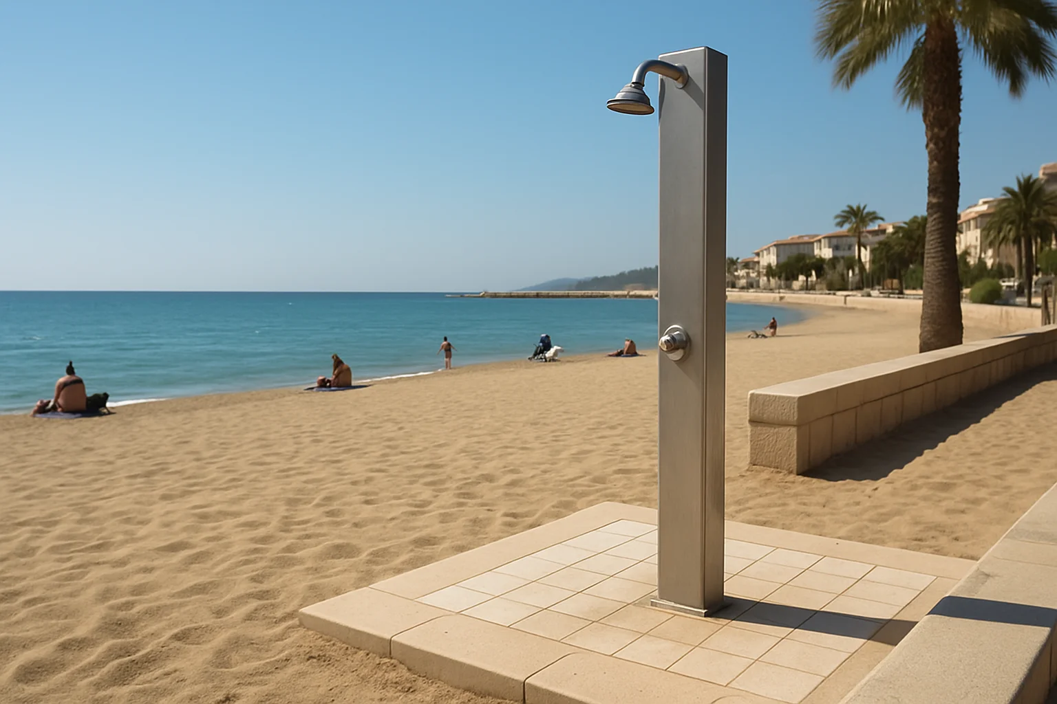 Stranddouches langs Zuid-Franse kust uitgeschakeld bij droogte