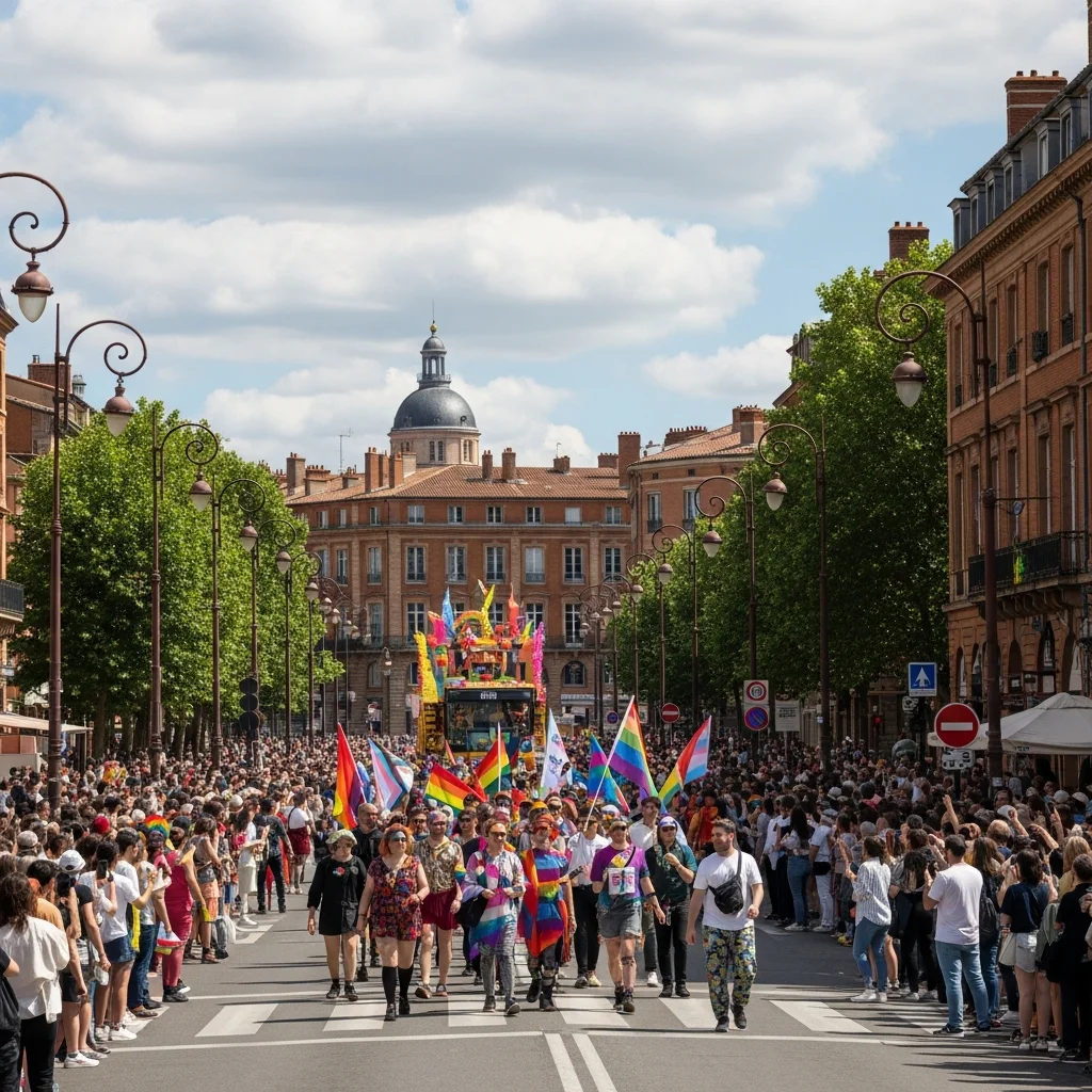 Verstoring en omleidingen in Toulouse door de Marche des Fiertés op 1 juni