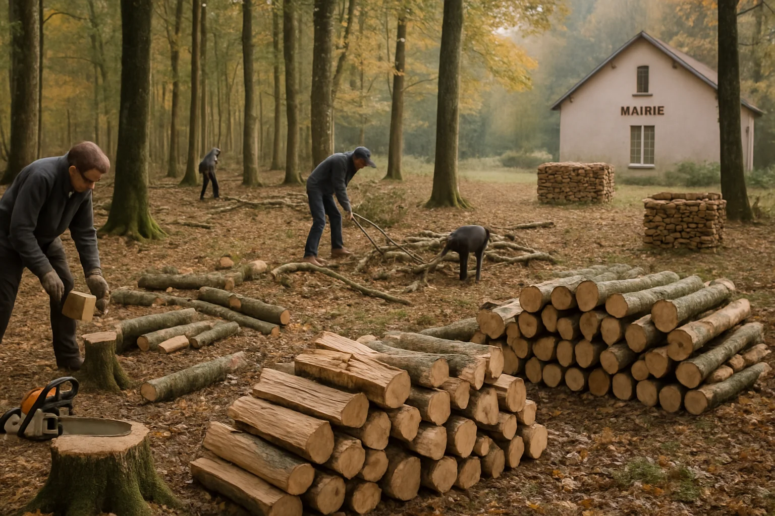 Goedkoop stookhout uit gemeente- of dorpsbos: inschrijven vaak nog mogelijk