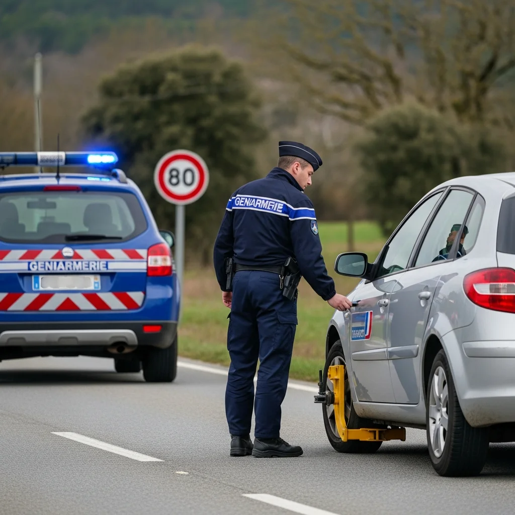 Streng optreden tegen verkeersovertredingen in Lot-et-Garonne: auto direct in beslag genomen na hoge snelheid