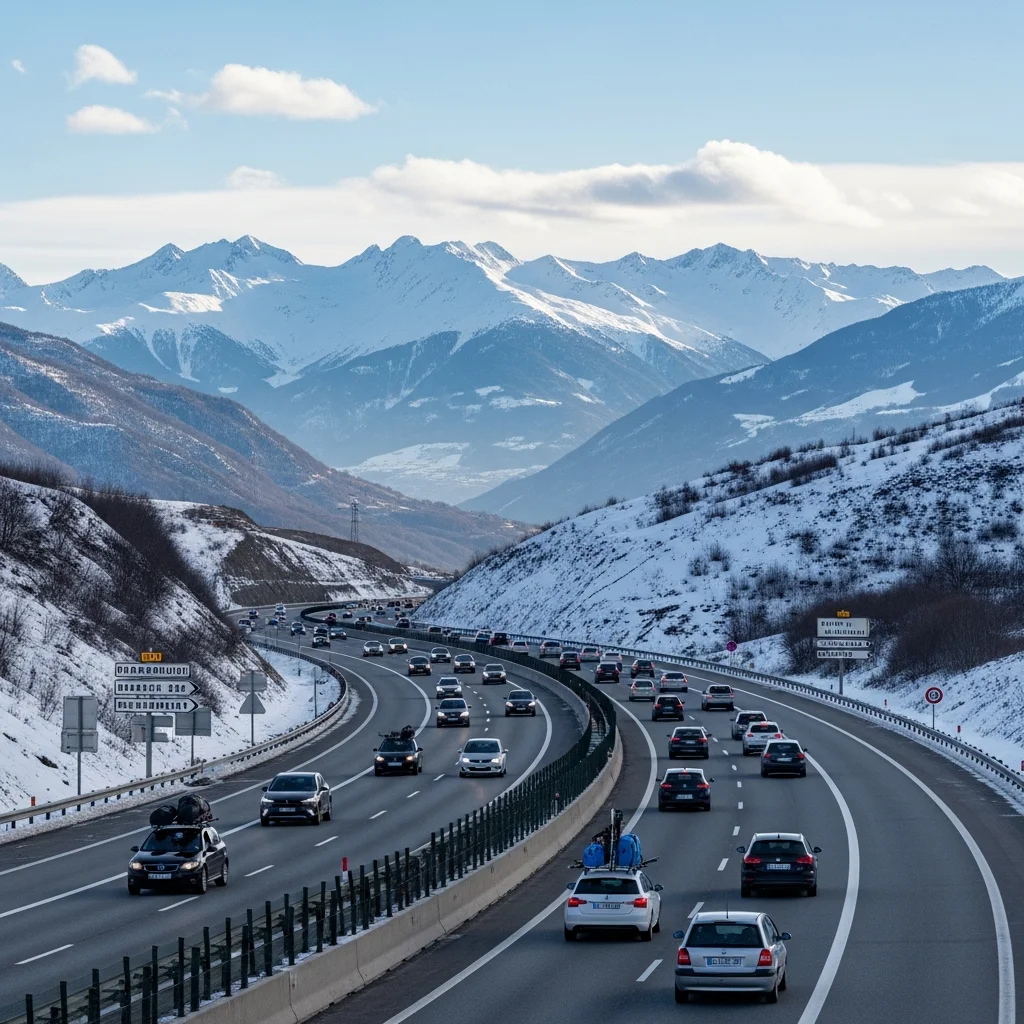 Start wintersportvakantie zone A: Bison Futé voorspelt oranje zaterdag in Auvergne-Rhône-Alpes