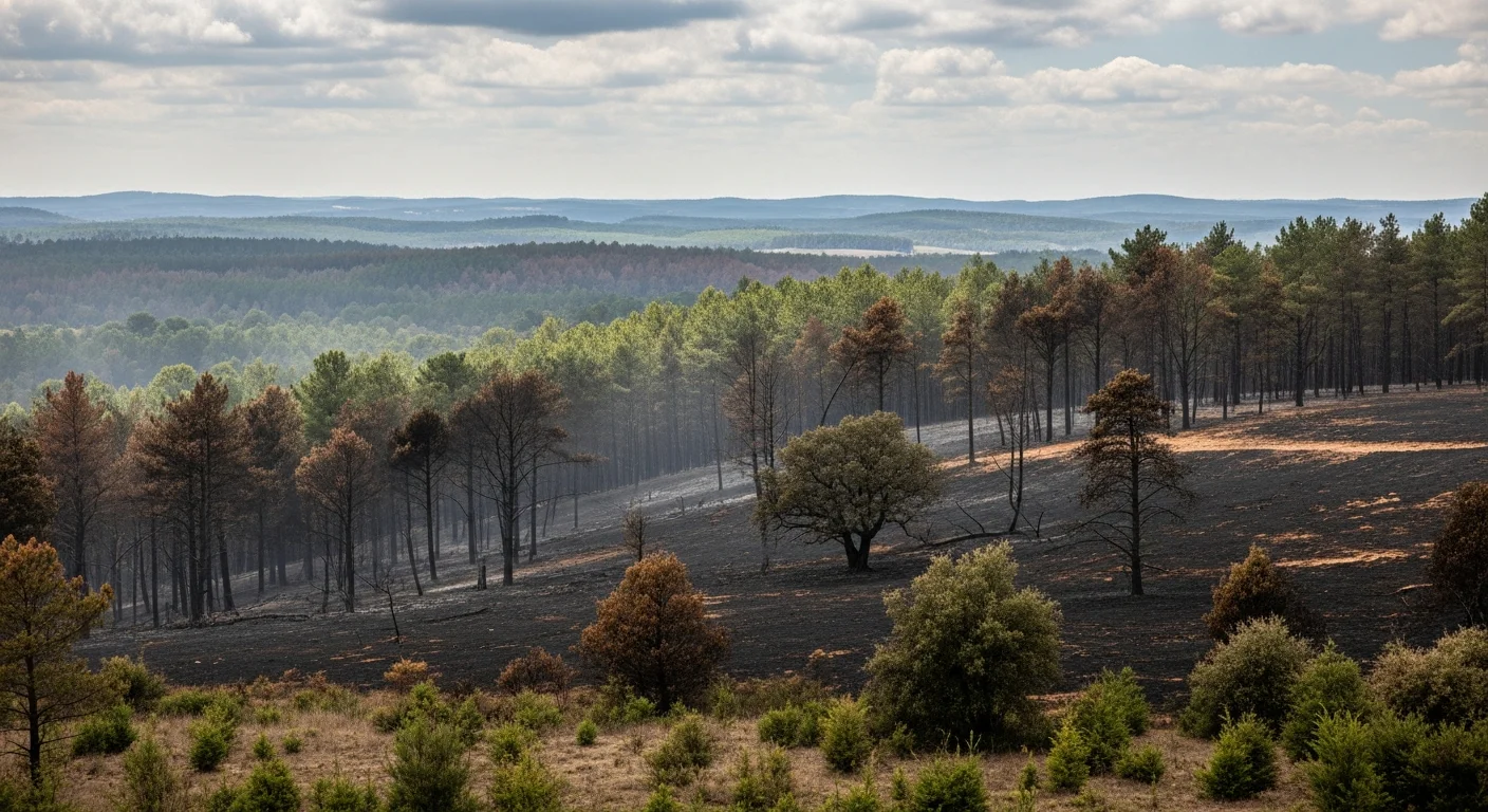 Schaal en zwaarte van bosbrandschade in Zuidwest-Frankrijk fors toegenomen door klimaatverandering