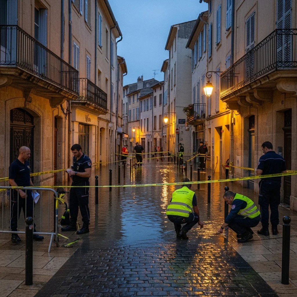 Evacuatie in centrum Aix-en-Provence na risico op instorting door overstroming