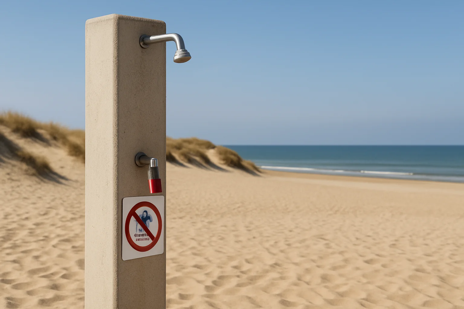 Douches op stranden in veel Franse regio’s dicht door watertekort