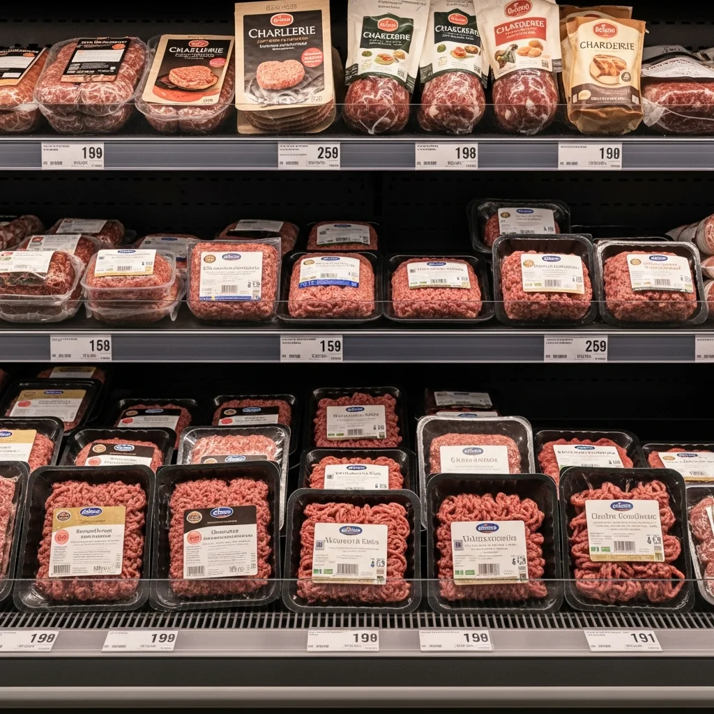 Landelijke terugroepactie gehakt wegens E.Coli-risico bij Franse supermarkten