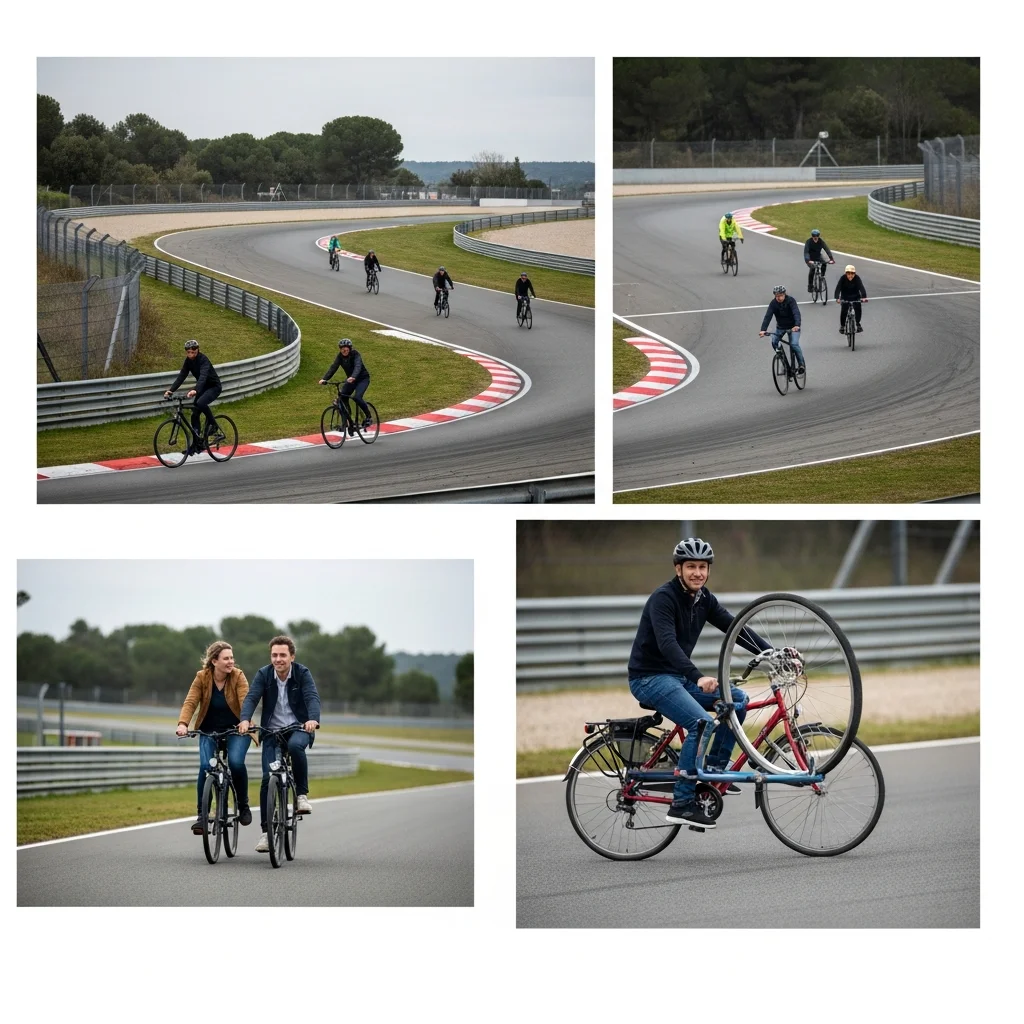Fietsfeest brengt inwoners en bezoekers samen op het circuit van Le Luc in de Var