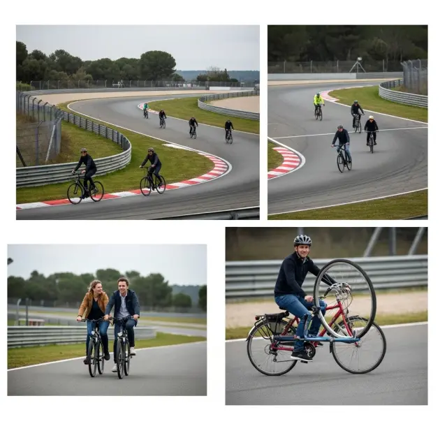 Fietsfeest brengt inwoners en bezoekers samen op het circuit van Le Luc in de Var