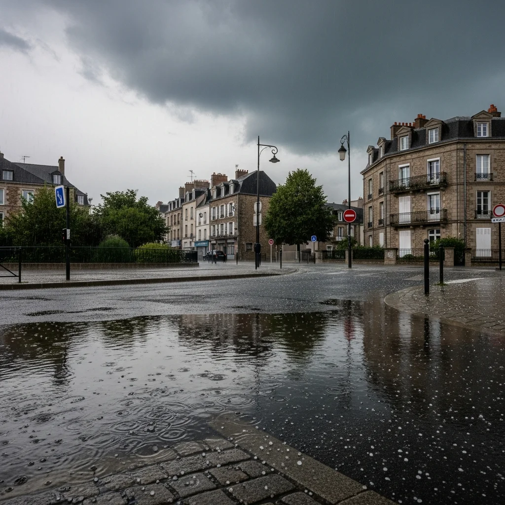 Onweer, hagel en overvloedige regen zorgen voor overlast in grote delen van Frankrijk begin mei
