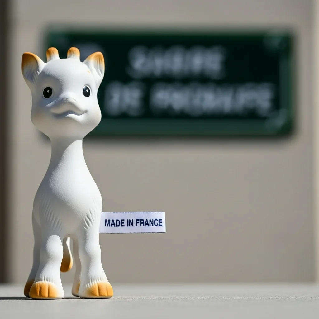 Onderzoek naar herkomstlabel ‘Made in France’ bij Sophie la girafe
