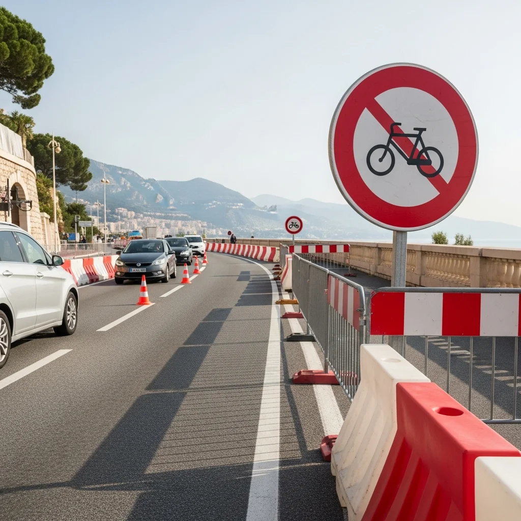 Werkzaamheden aan de Moyenne Corniche bij Monaco blijven voorlopig stilgelegd