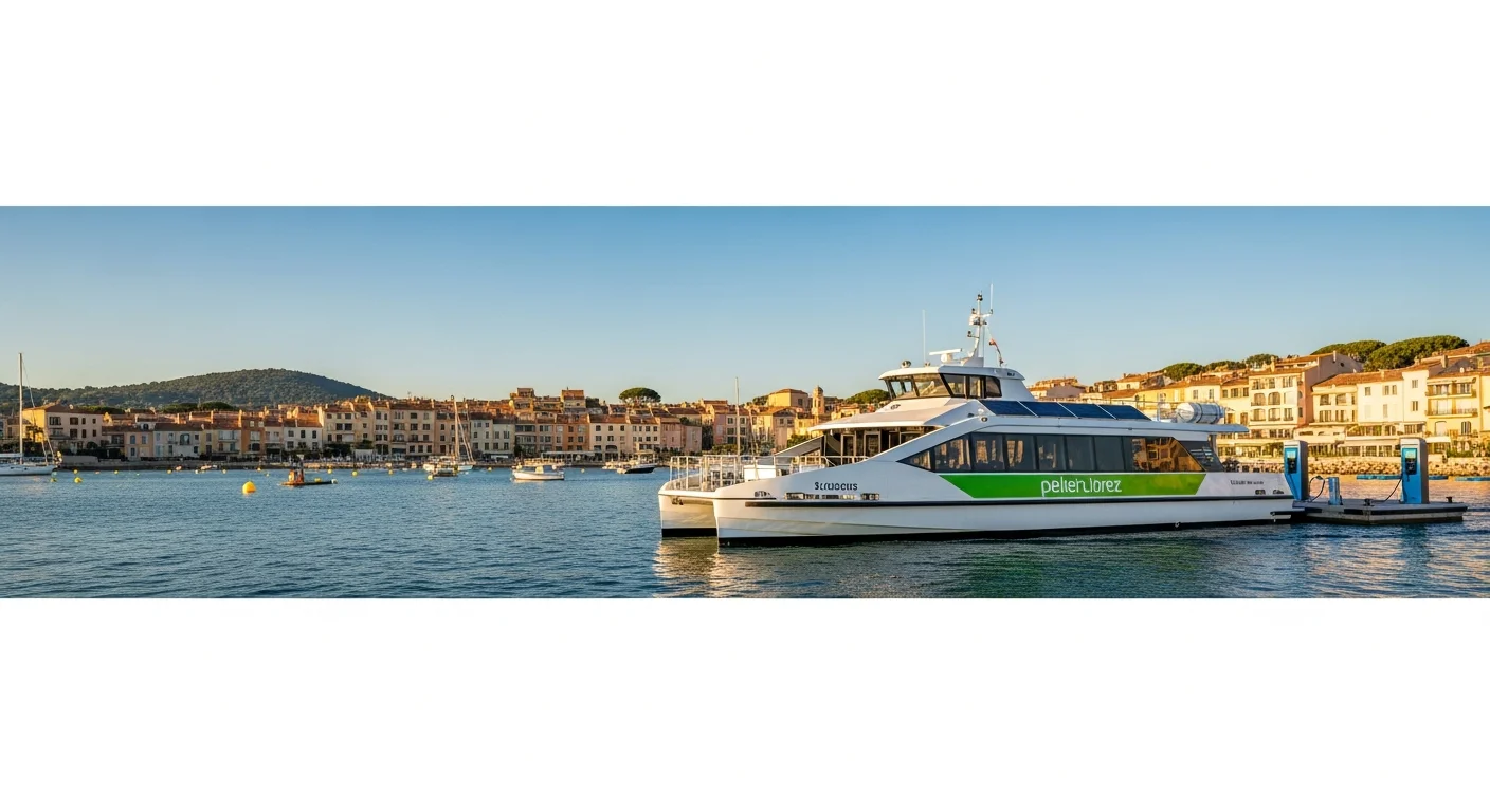 Nieuwe elektrische veerboot én zomerroosters voor maritiem vervoer rond Saint-Tropez