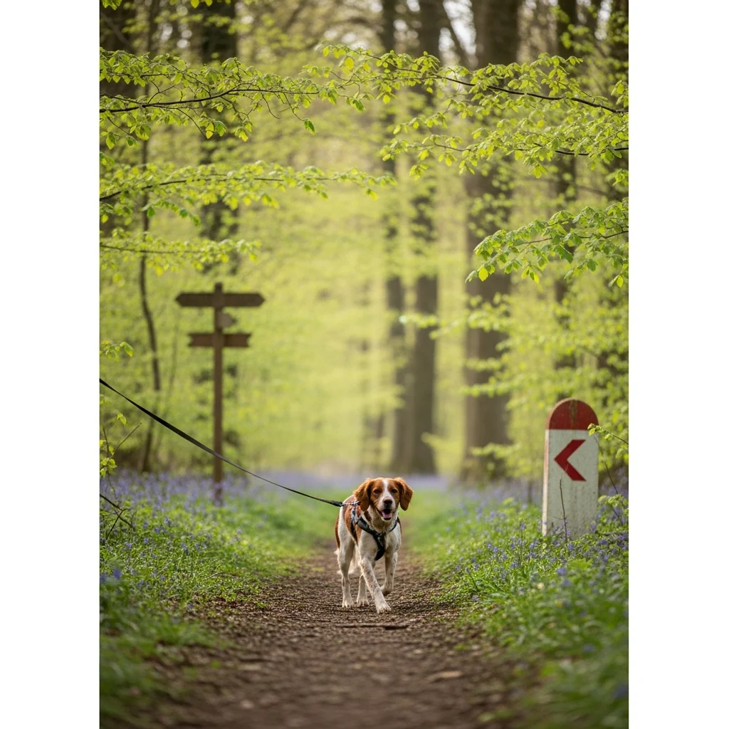 Honden aan de lijn in Franse bossen vanaf 15 april verplicht